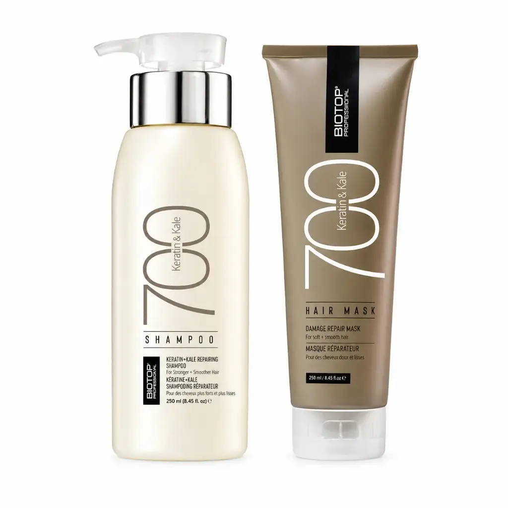 Kit 2: Biotop Fuerza y Suavidad con Keratina + Regalo