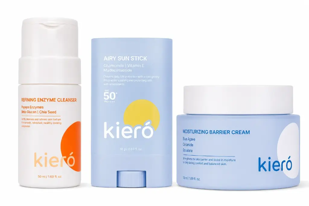 Kit 1: Kiero Limpieza, Hidratación y Protección Solar