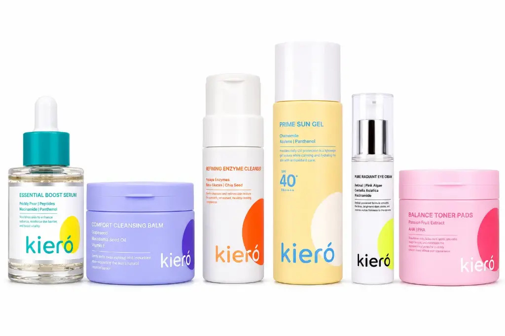 Kit 3: Kiero Rutina Facial Completa de 6 Pasos