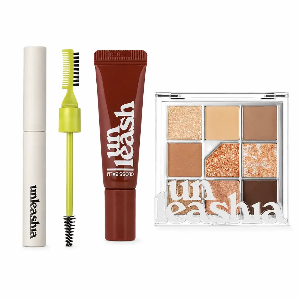 Kit 4: Unleashia Ojos y Labios en Tonos Coral