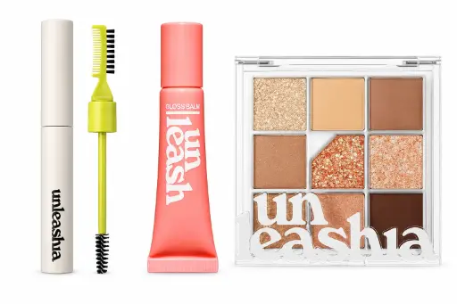 [UNLESH-2] Unleashia Kit Ojos y Labios en Tonos Café